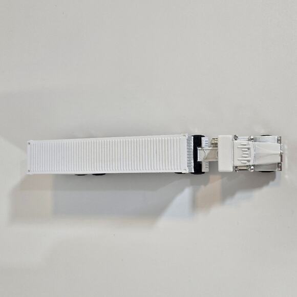 VTG White Kenworth Tractor 40 Foot Container 1/28 Die Cast Shinsei Collectible - Picture 3 of 9